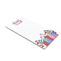 Assorted 4" x 8" Bookish Magnetic Notepad, 1pc. by Fab Finds