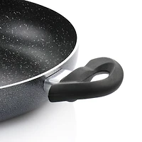 Oster Pallermo 3.5qt. Charcoal Aluminum Nonstick Sauté Pan with Lid