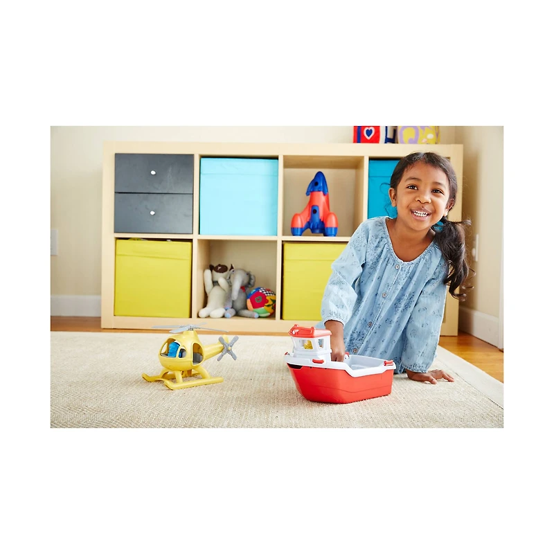 Rescue Boat & Helicopter