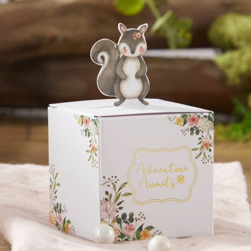 Kate Aspen® Pink Woodland Baby Favor Box, 24ct.
