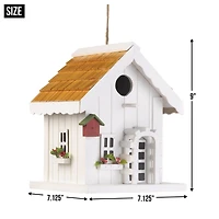 9" Cheerful Happy Home Birdhouse