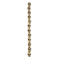 Antique Gold Metal Skull Beads, 12mm by Bead Landing™
