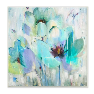 Stupell Industries Blue Lilly Abstraction Wall Art 