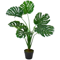 2.9ft. Potted Wide Leaf Monstera Floor Plant
