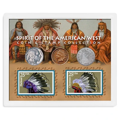 American Coin Treasures Spirit Of The American West Coin & Stamp Collection