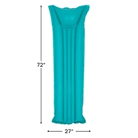 Pool Central 6ft. Teal Blue Inflatable Swimming Pool Raft Float 