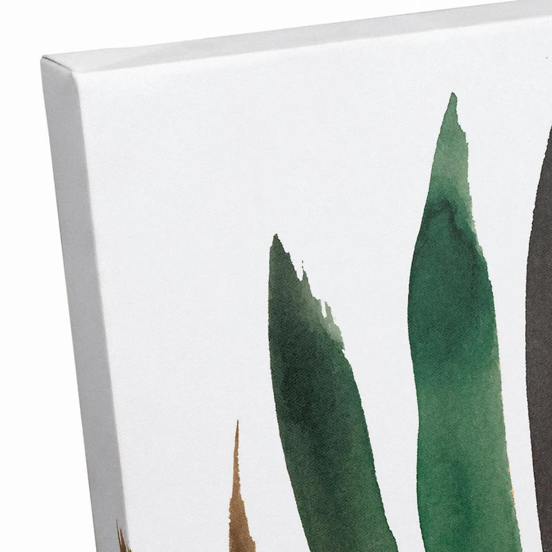 Tropical Palm 16" x 16" Canvas Wall Art