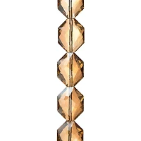 Amber Oval Glass Beads, 18mm by Bead Landing™