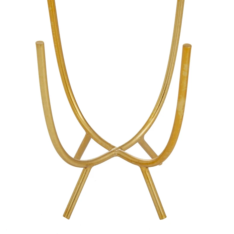 Gold Contemporary Planter, Set of 2" 6", 7"