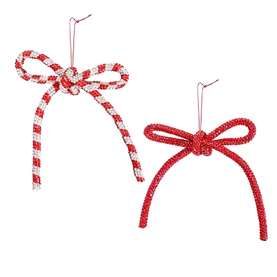 Assorted 6" Jeweled Bow Ornament by Ashland®, 1pc.