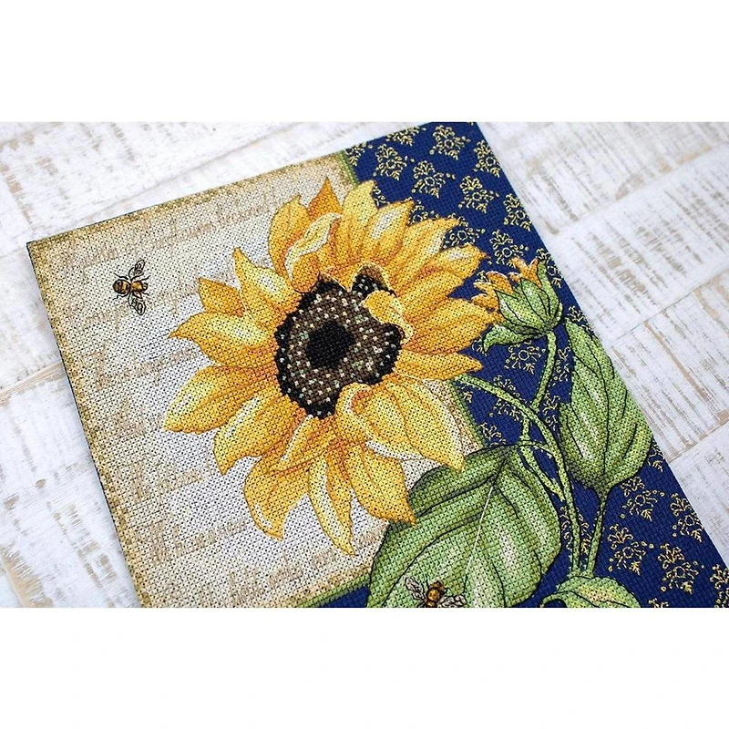 LetiStitch Sunflower Melody Counted Cross Stitch Kit