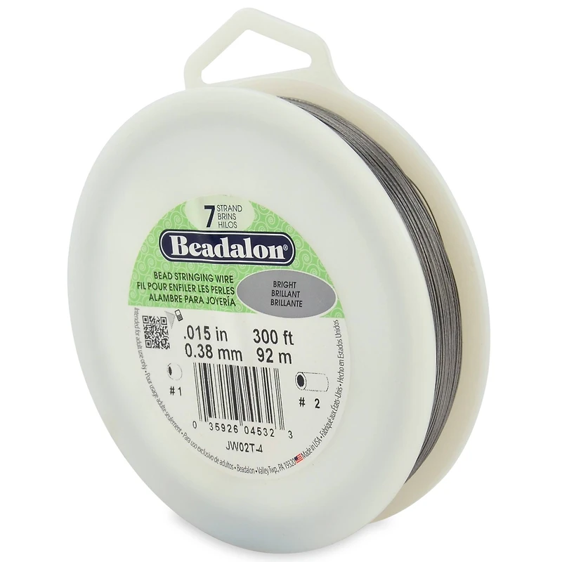 Beadalon® 7 Strand Bright Bead Stringing Wire