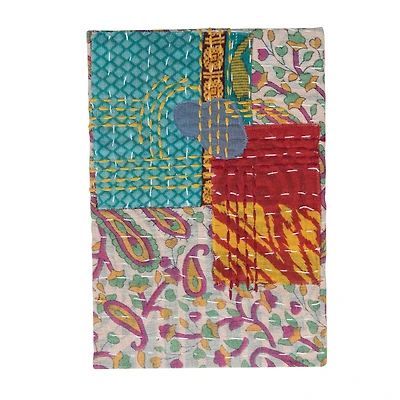 Hello Honey® Patchwork Cotton Kantha Bound Paper Journal