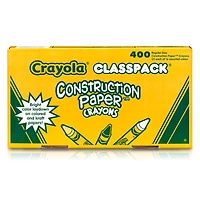 Crayola® Construction Paper™ Crayon Classpack®, Regular Size Crayons, 400ct.