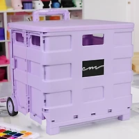 Everything Mary Collapsible Rolling Cart with Lid