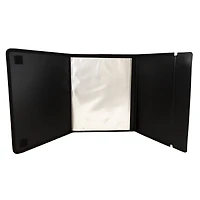 JAM Paper Black Easel Fold Booklet Style Display Book