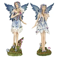 Design Toscano Poppy & Meadow the Windforest Fairies Statue Set