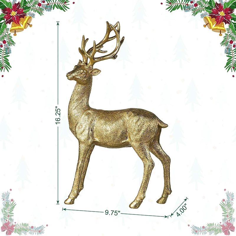 Glitzhome® 16.25" Standing Reindeer Table Décor