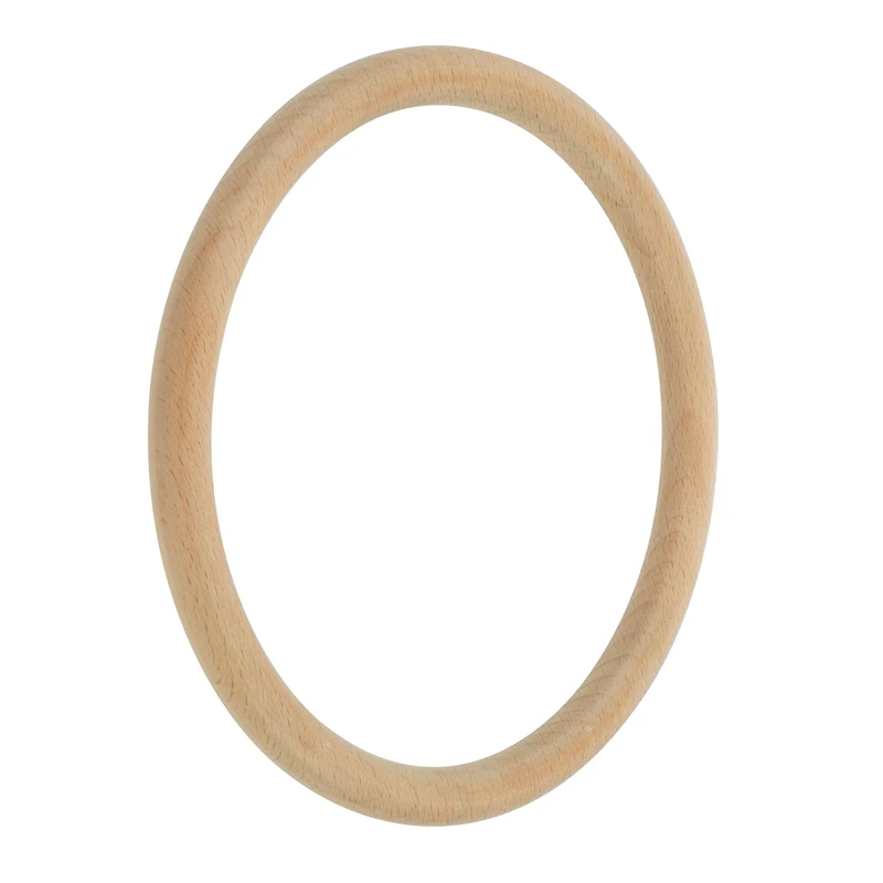 6" Beechwood Macramé Hoop by Loops & Threads®