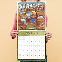 TF Publishing 2024 National Parks-Art Wall Calendar