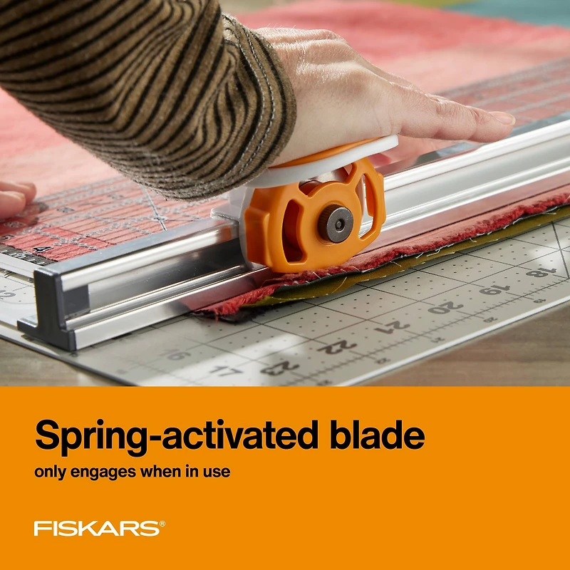 Fiskars® Rotary Cutter & Ruler Combo Tool