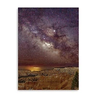 Milky Way over Bryce Canyon (portrait) Canvas Giclee