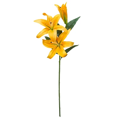 12 Pack: Yellow Casablanca Lily Stem by Ashland®