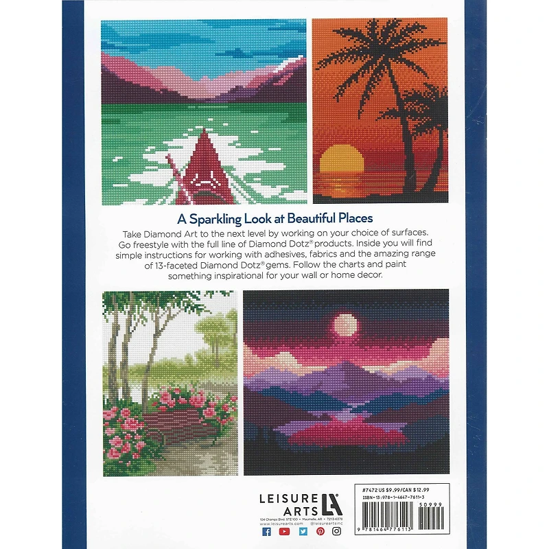 Diamond Art Landscapes Painting Charts & Idea Book