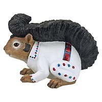Design Toscano 7" Elmer the Rock and Roll Squirrel Garden Statue