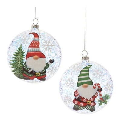 12ct. 4" Gnome Ball Ornaments
