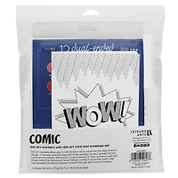 Leisure Arts® Dot Art Markers Comic Card and Envelope Set
