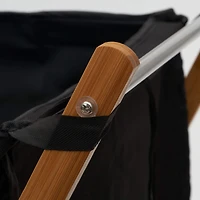 Household Essentials Small Black Collapsible X-Frame Laundry Basket