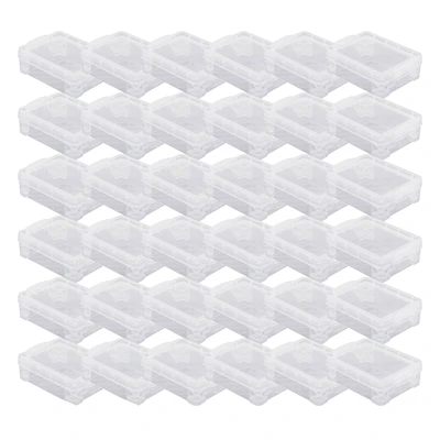 36 Pack: Clear Stacking Crayon Box by Simply Tidy™