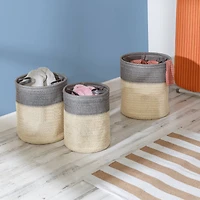Honey Can Do Gray Flexible Laundry Basket Set