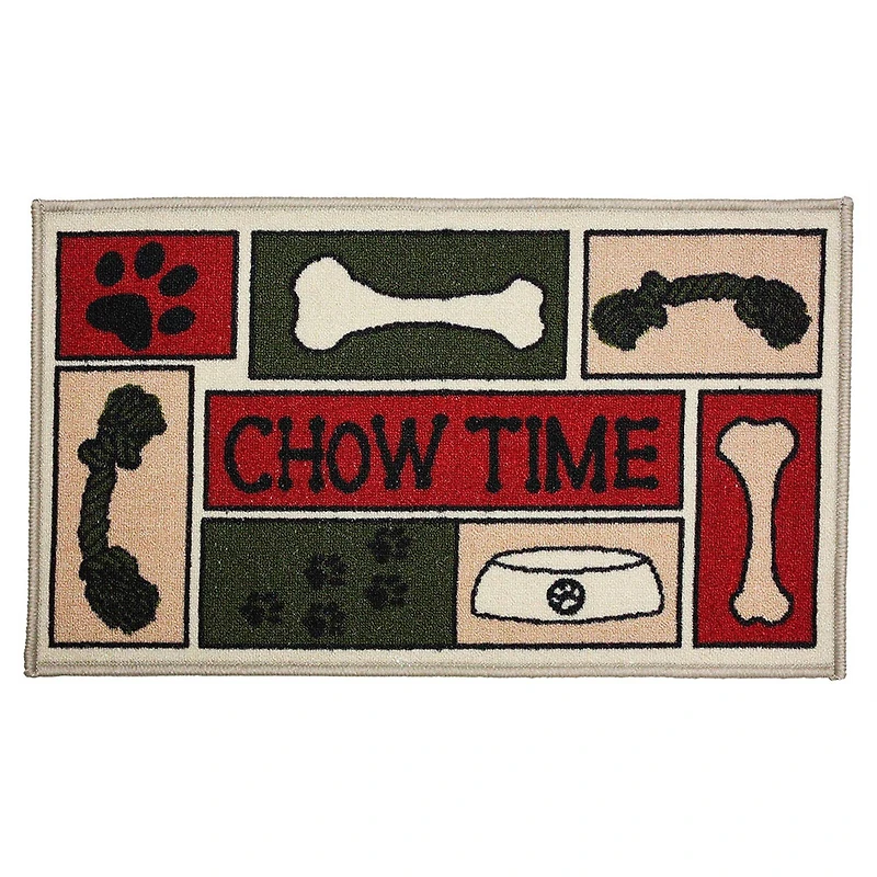 DII® Chow Time Printed Nylon Accent Rug, 1.5ft. x 2.5ft.
