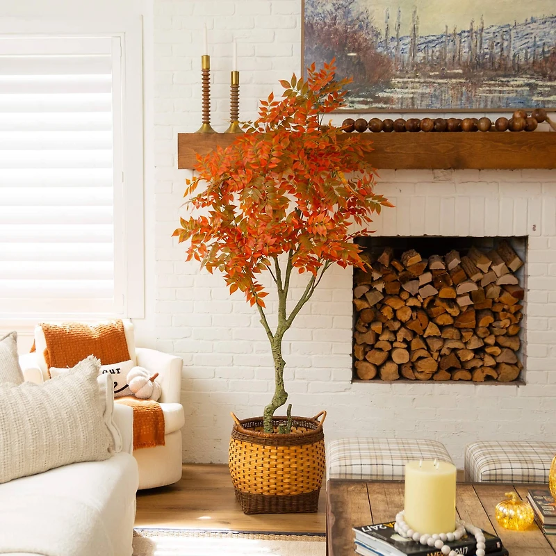 7ft. Autumn Sumac Artificial Fall Tree