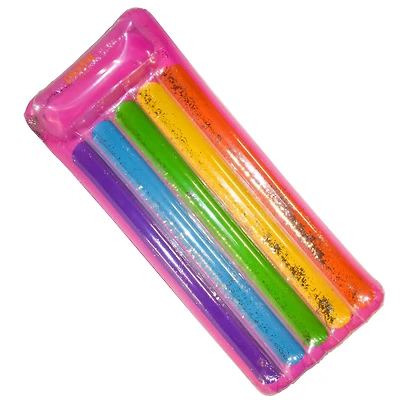 CocoNut Float 6ft. Glitter Rainbow Pool Lounger