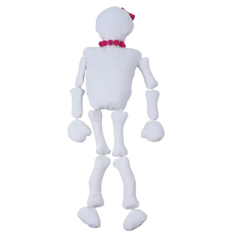 36" Skeleton with Pink Bow Accent Pillow by Ashland®