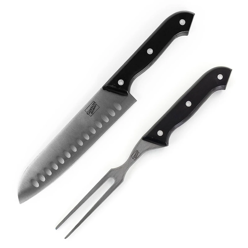 Gibson Home® Wildcraft 15-Piece Stainless Steel Cutlery Set with Pinewood Cutting Board