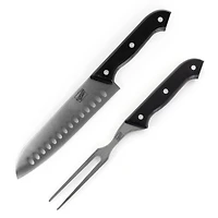 Gibson Home® Wildcraft 15-Piece Stainless Steel Cutlery Set with Pinewood Cutting Board