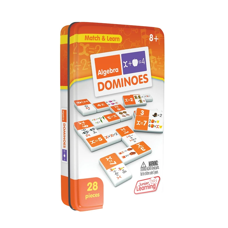 Junior Learning® Match & Learn Algebra Dominoes