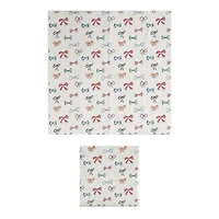 Hello Honey® Holiday Bows Square Paper Beverage Napkins, 50ct.