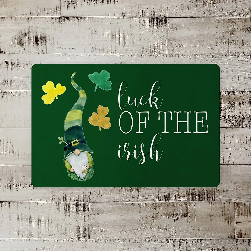 Gnome Luck Irish 27" x 18" Floor Mat