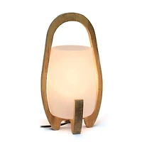 Lalia Home Organix 15" Natural Wood Table Lamp