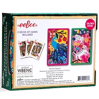 eeBoo Piece & Love Monika's Peacock Bridge Playing Card Set