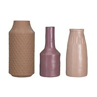Hello Honey® Reactive Glaze Stoneware Vase Set