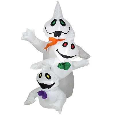 3.5ft. Lighted Inflatable Halloween Ghost Trio Outdoor Yard Decoration
