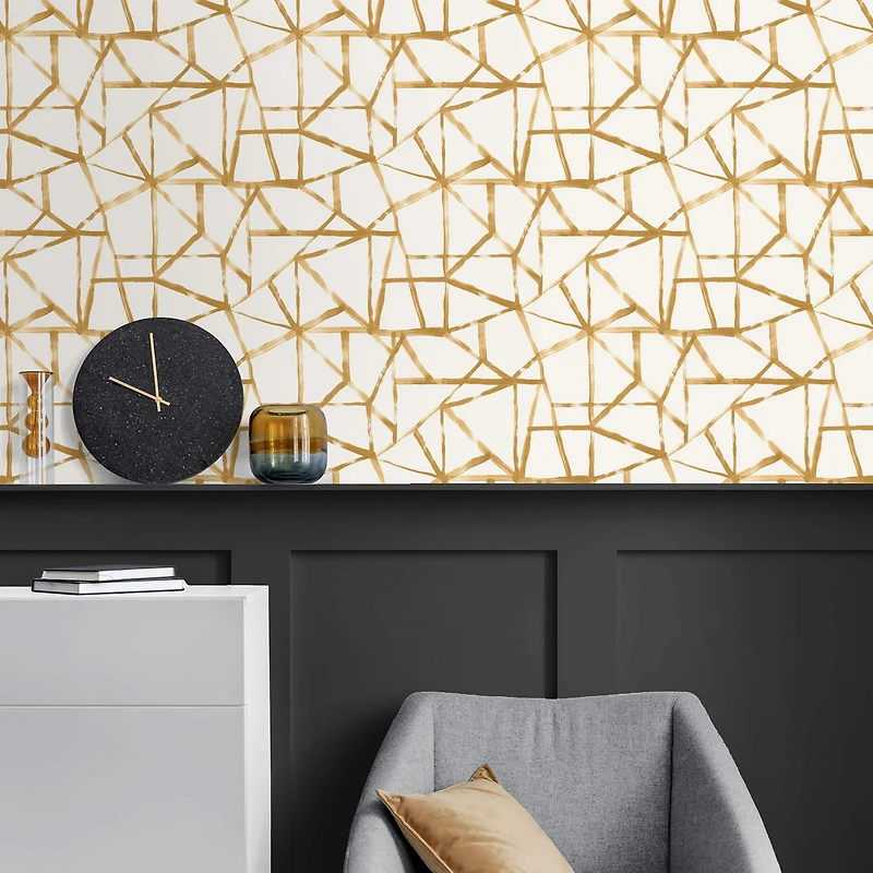 Surface Style What's Your Angle Peel & Stick Wallpaper