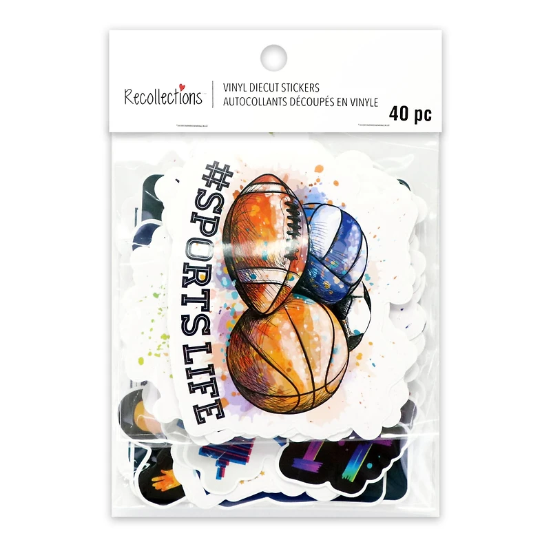 Sports Vinyl Die Cut Stickers by Recollections™
