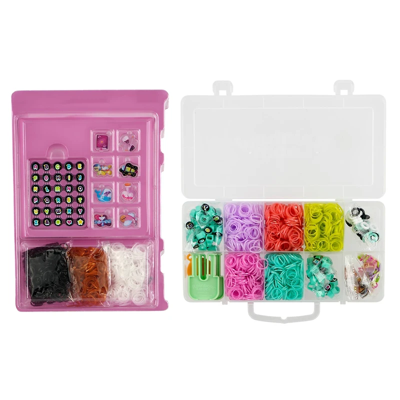 Rainbow Loom® Glitter Galaxy Charm & Alpha Bead Bracelet Kit